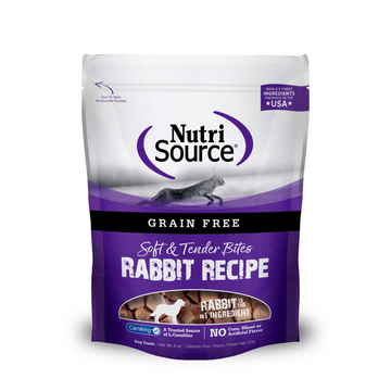 Grain Free Soft & Tender Bites- Rabbit, 6 oz.