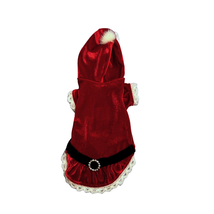 Mrs. Claus Holiday Hood
