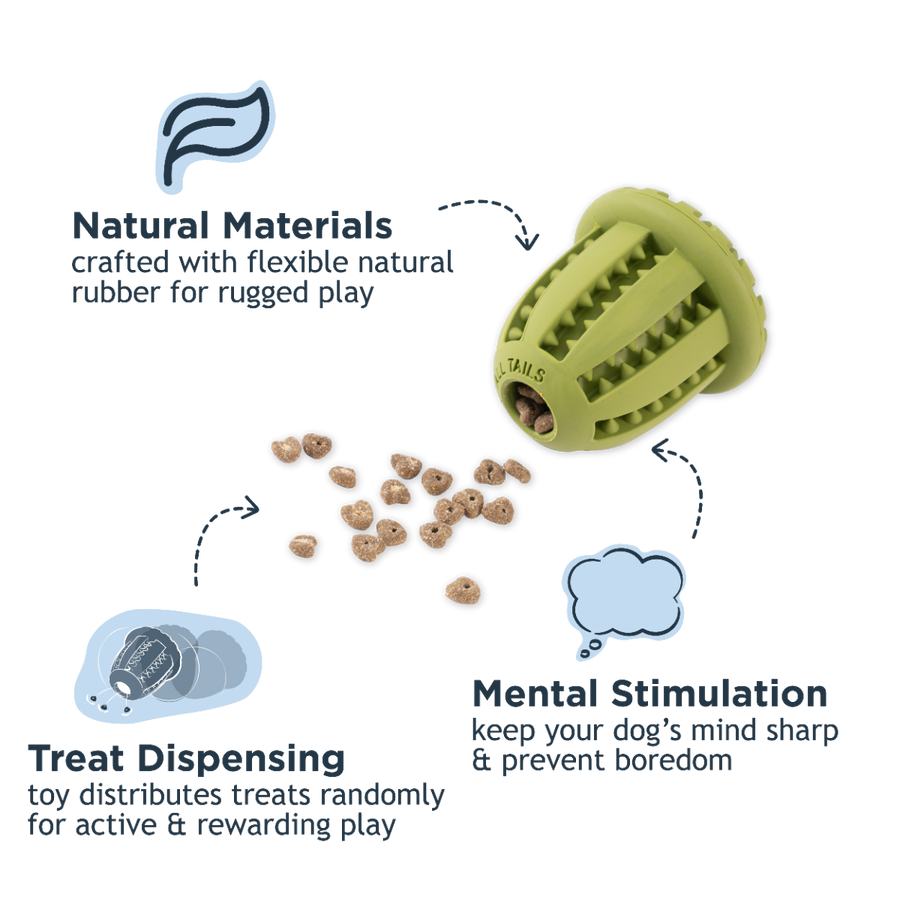 Natural Rubber Acorn Reward
