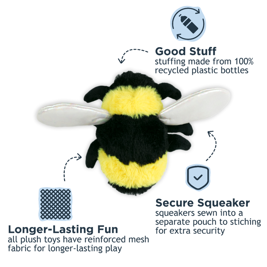 Bee with Squeaker Dog Toy