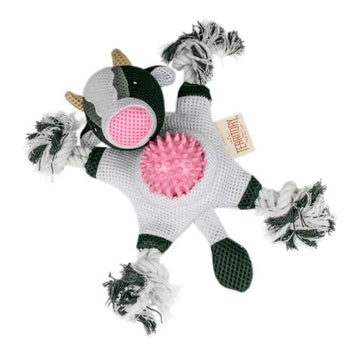 2-In-One Dog Toy, Cow