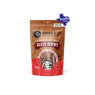 Freeze-Dried Raw- Bully Sticks, 1.7 oz.
