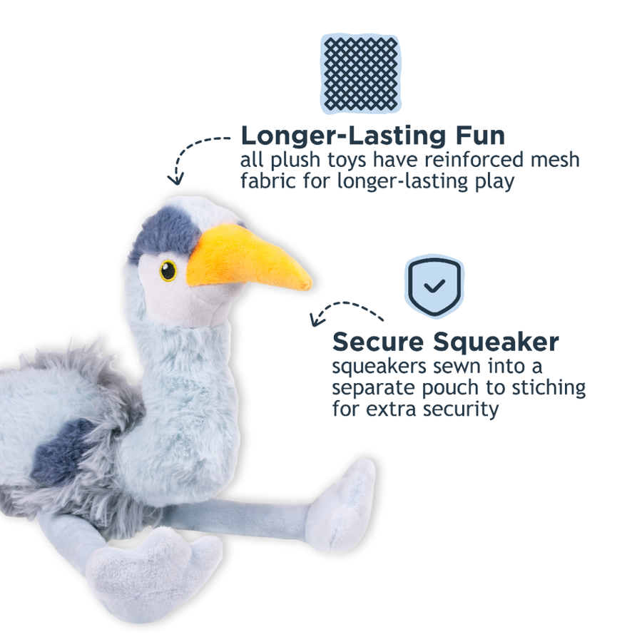 Heron Rope Body Dog Toy