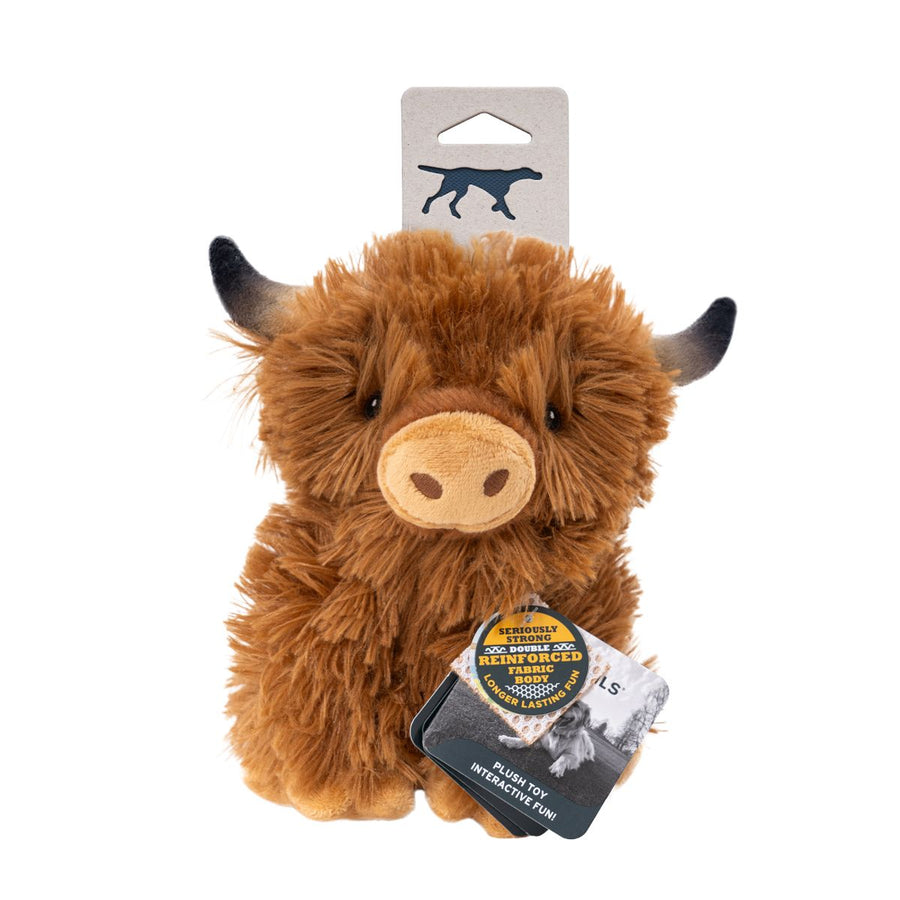 Highland Cow with Squeaker Toy