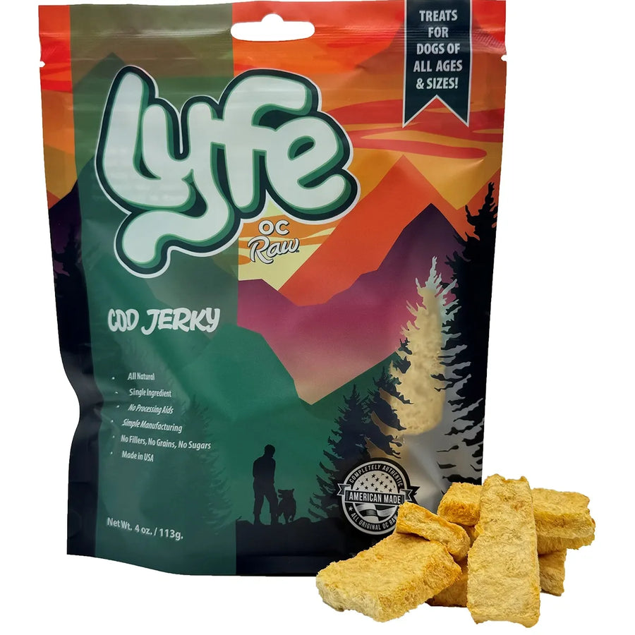 Lyfe Cod Jerky, 4oz.