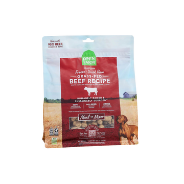 Freeze-Dried Raw Dog Food, Grass-Fed Beef