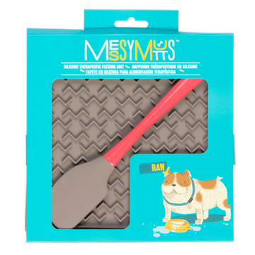 Silicone Therapeutic Dog Lick Mat with Silicone Spatula